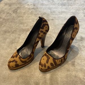 Barbara Bui Leopard Pony Hair pumps